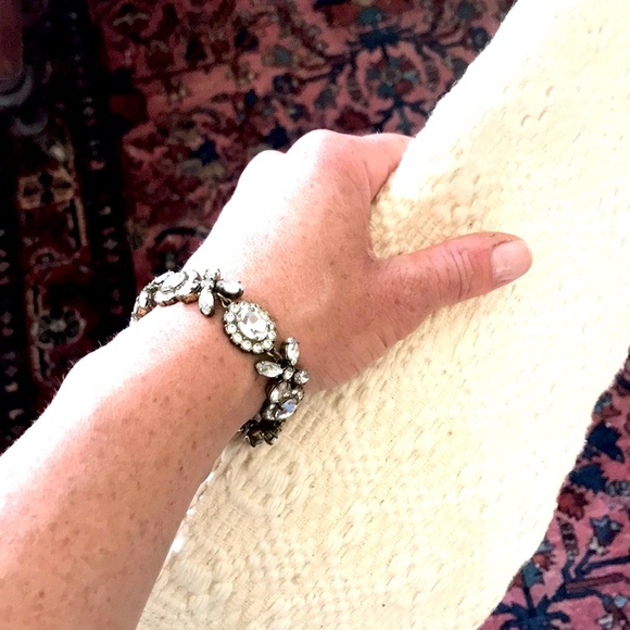 J.Crew Mixed Crystal XO Bracelet - Picture 1 of 7
